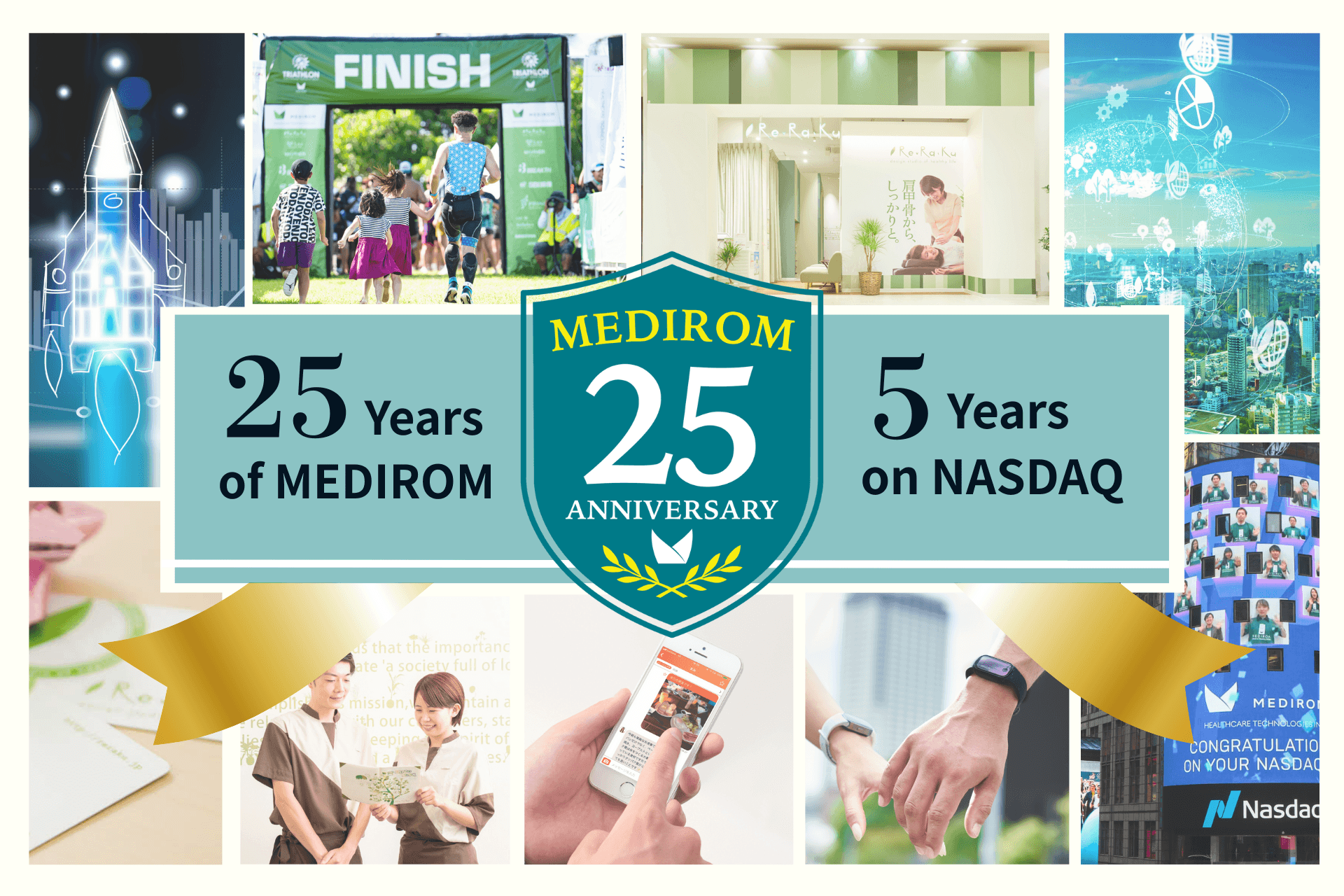 "Making Health More, Newly." MEDIROM's 25th anniversary and 5th anniversary of listing on Nasdaq